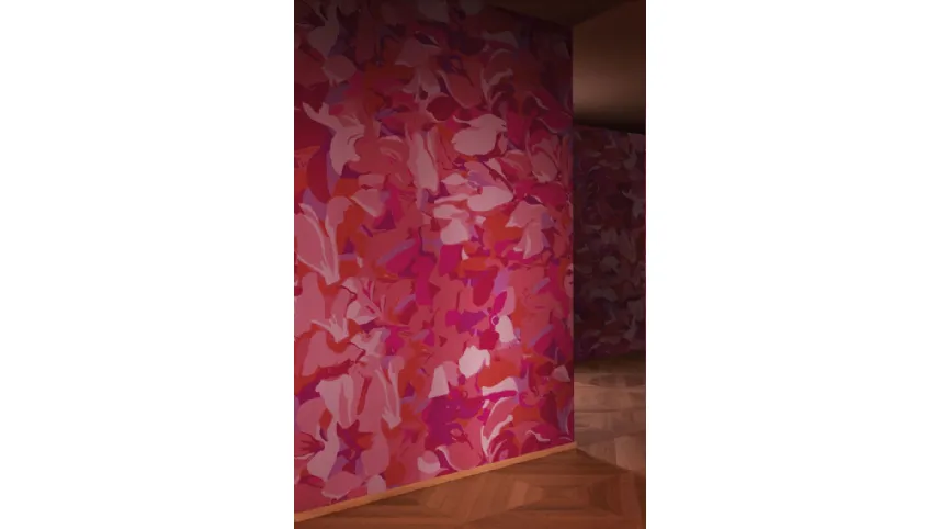 Carta da parati Berkshire Poppies di London Art