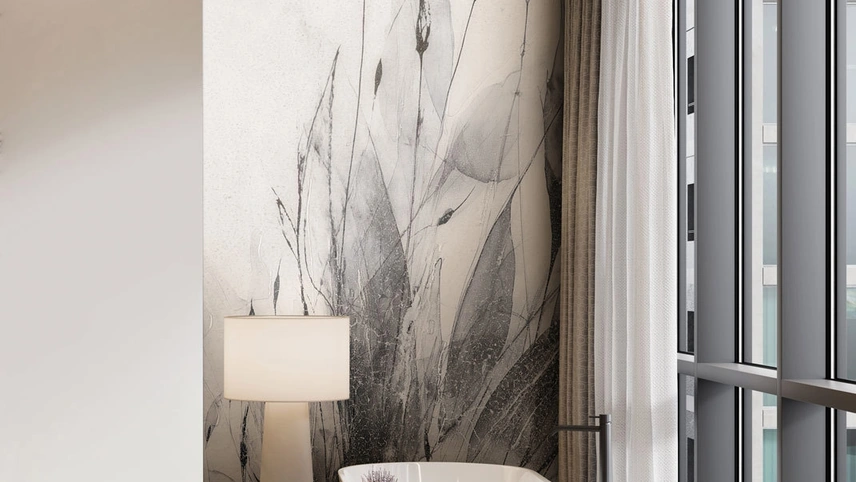 Carta da parati Ethereal Canvas di London Art