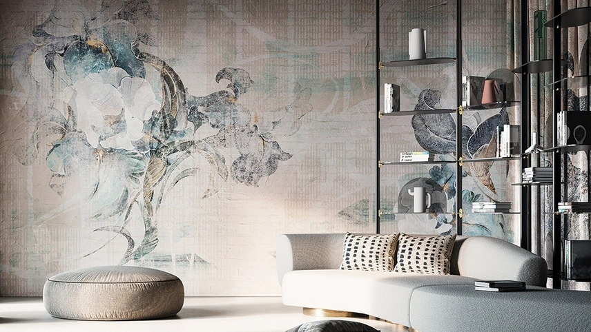 Carta da parati floreale vintage Eloise di Instabilelab