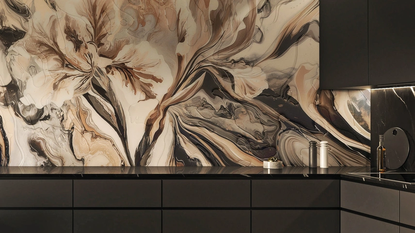 Carta da parati Silk Whispers di London Art