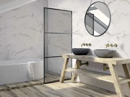 Bianco di Carrara WP1808 di Pintdecor Wallpanel