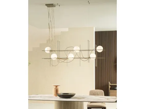 Lampada a sospensione Iron S di Riflessi