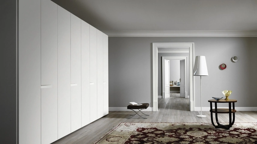 Armadio Vela in laccato Bianco di Sangiacomo