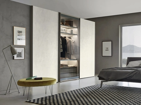 Armadio scorrevole Scrigno Materico di Sangiacomo