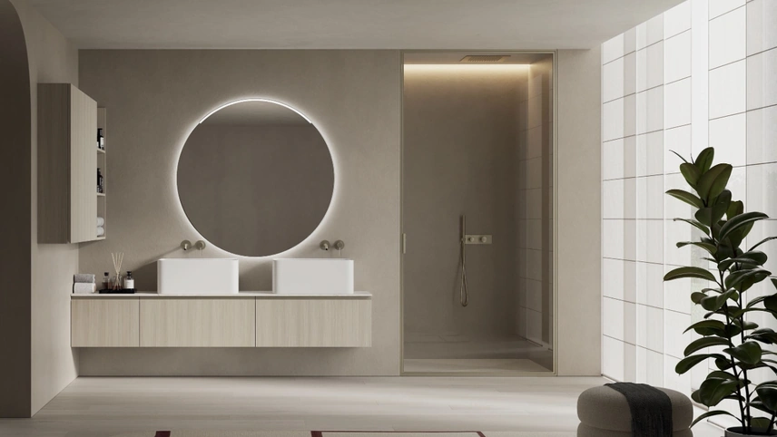 Mobile da Bagno sospeso INK NK005 di Compab