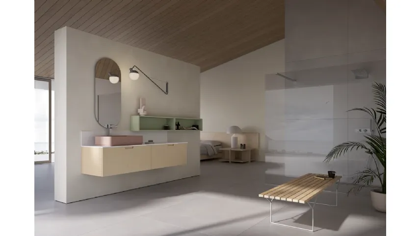 Mobile da Bagno sospeso STRATOS OS05 di Compab