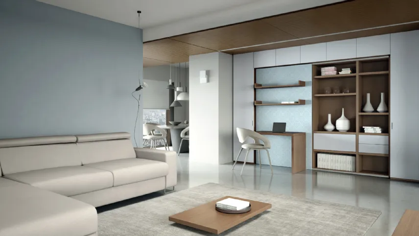 Letto a scomparsa Composizione G08 di Molteni Home Revolution