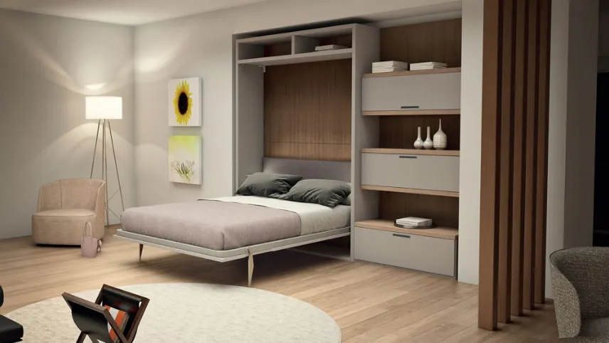 Letto a scomparsa Composizione G11 di Molteni Home Revolution