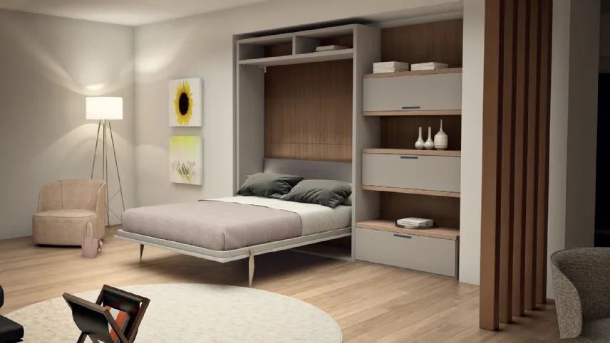 Letto a scomparsa Composizione N011 di Molteni Home Revolution