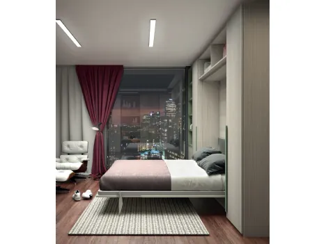 Letto a scomparsa Composizione N012 di Molteni Home Revolution