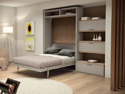 Letto a scomparsa Composizione G05 di Molteni Home Revolution