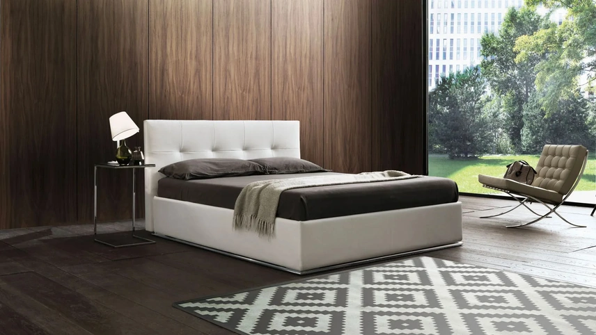 Letto Alexia in ecopelle di Ergogreen