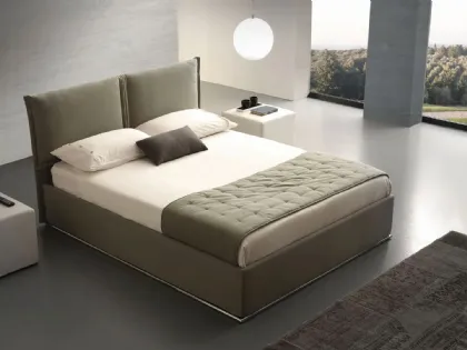 Letto in tessuto imbottito Asia di Ergogreen