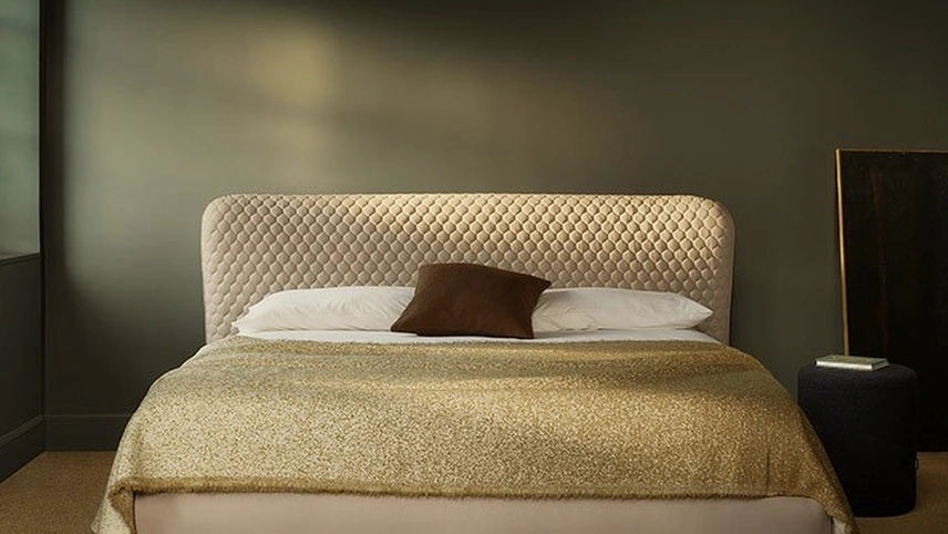 Letto imbottito Corolle di Bolzan Letti