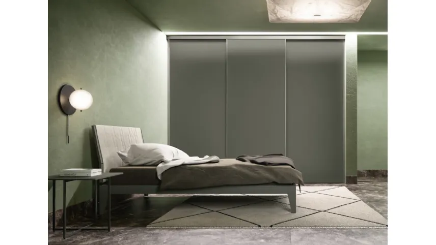 Letto con testiera Fold di Zalf