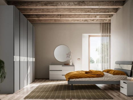 Letto con testiera Sogno Night 05 di Orme