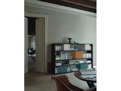 Libreria Modo M6C83 in laccato opaco di Sangiacomo