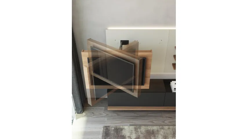 Mobile Porta Tv X2 dalle linee essenziali e moderne di Astor Mobili