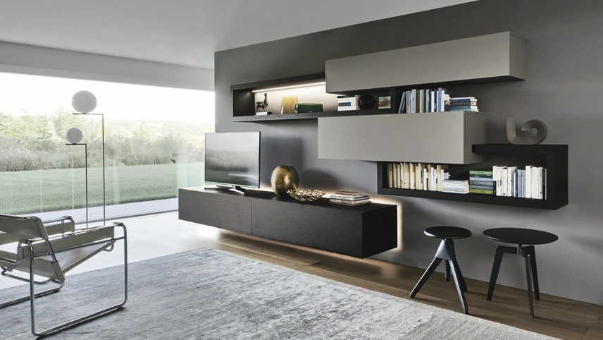 Parete Attrezzata Lampo 046 di Sangiacomo