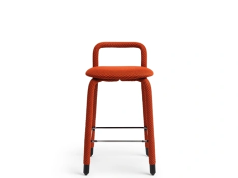 Sgabello imbottito Pippi di Midj