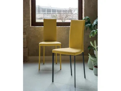Sedia Slim in tessuto di Riflessi