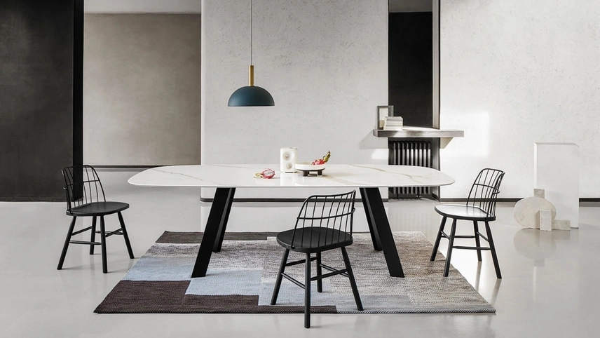 Tavolo in cristalceramica Alexander di Midj