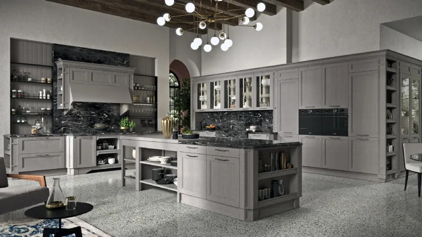 Cucina Classica con isola California Elite 02 di Astra