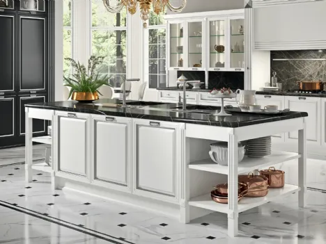 Cucina Classica con isola Pegaso Elite 05 di Astra
