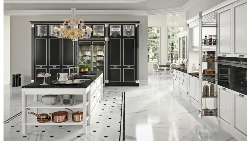 Cucina Classica con isola Pegaso Elite 05 di Astra