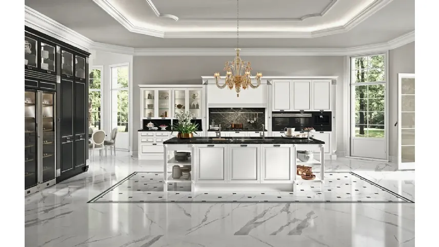 Cucina Classica con isola Pegaso Elite 05 di Astra