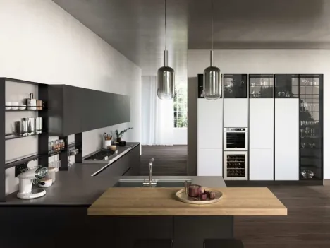 Cucina Design con penisola Kappa 03 di Armony