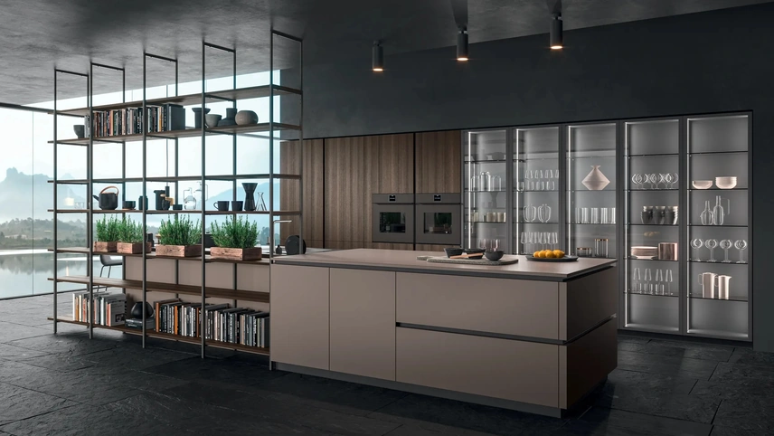 Cucina Design con isola HC-08 High Design 07 di Astra