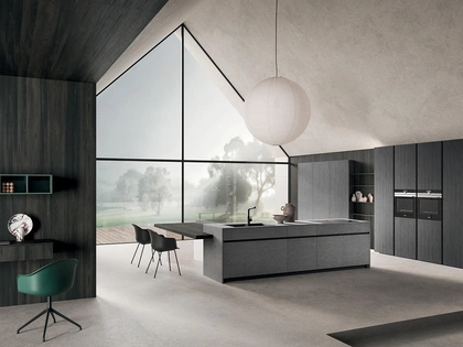 Cucina Design con isola HC-08 Minimal Design 05 di Astra