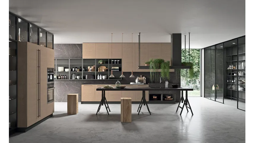 Cucina Design ad angolo Mood 02 di Astra