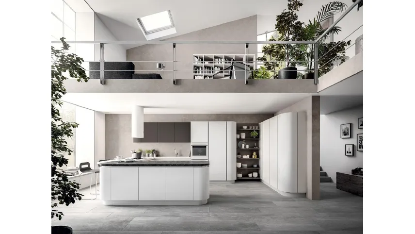 Cucina Design con penisola XXL 05 di Astra