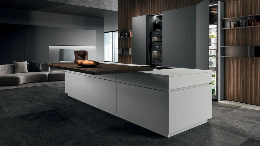 Cucina Design con isola HC-08 Minimal Design 04 di Astra
