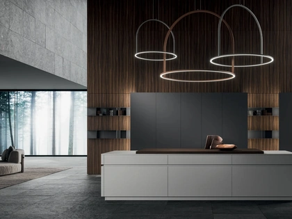 Cucina Design con isola HC-08 Minimal Design 04 di Astra