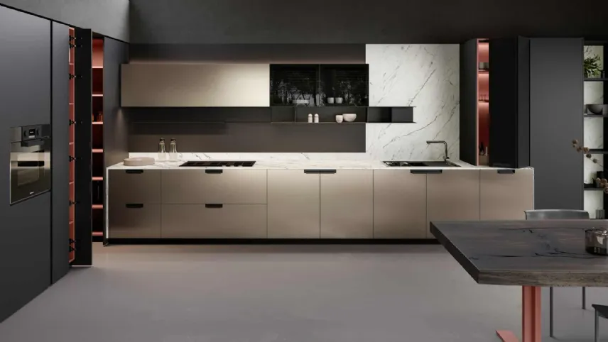 Cucina Design ad angolo Kappa composizione 04 di Armony