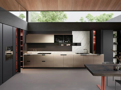Cucina Design angolare Kappa + Tau Portrait 17 di Armony