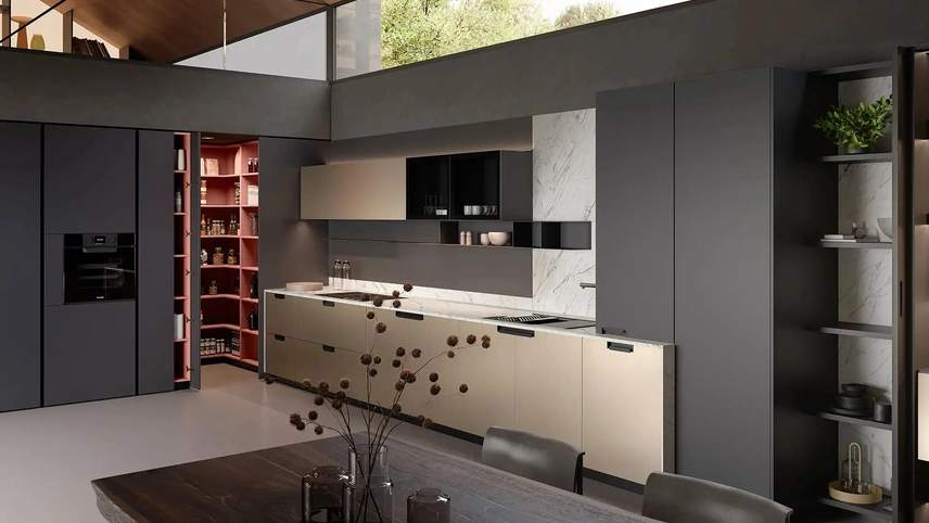 Cucina Design angolare Kappa + Tau Portrait 17 di Armony