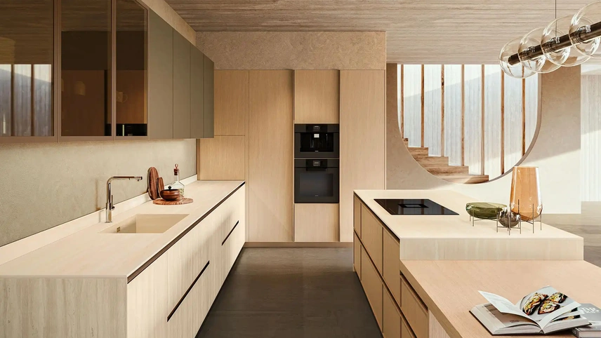 Cucina Design con isola Quadro + Skyline + Yota Portrait 22 di Armony