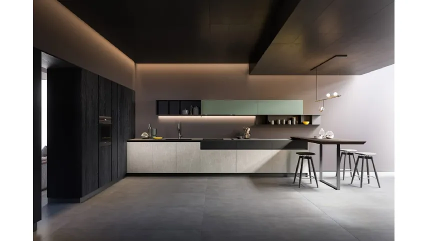 Cucina Design angolare Rho composizione 04 di Armony