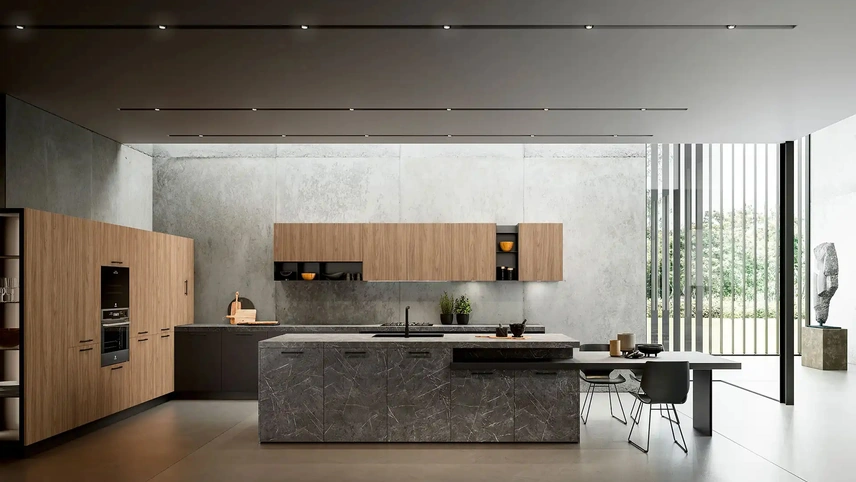 Cucina Design con isola Rho Portrait 18 di Armony
