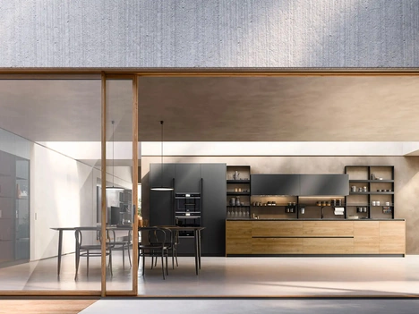 Cucina Design lineare Rho + Yota Portrait 15 di Armony