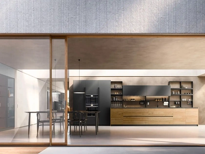 Cucina Design lineare Rho + Yota Portrait 15 di Armony
