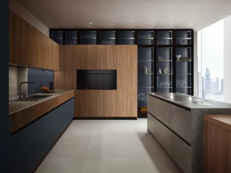 Cucina Design con isola Riga 02 di Armony