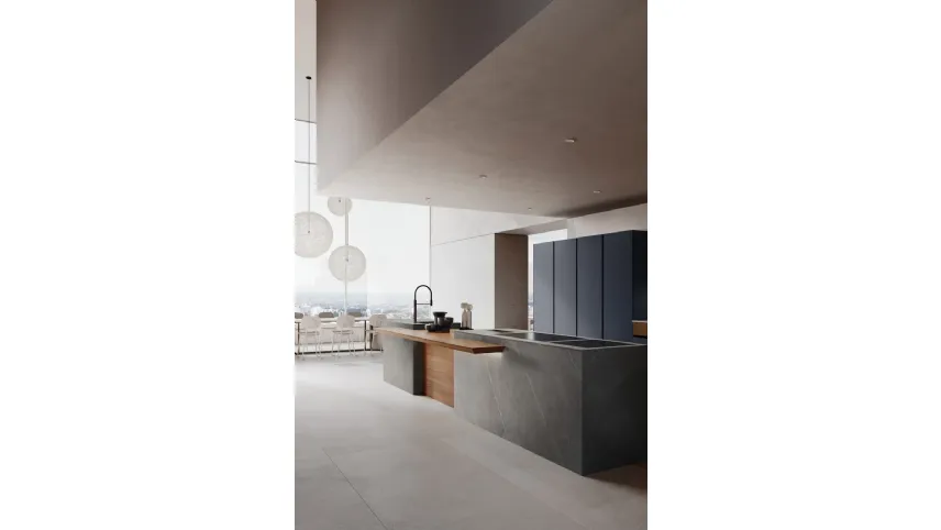 Cucina Design con isola Riga 02 di Armony
