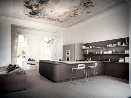 Cucina Design con penisola XXL 08 di Astra