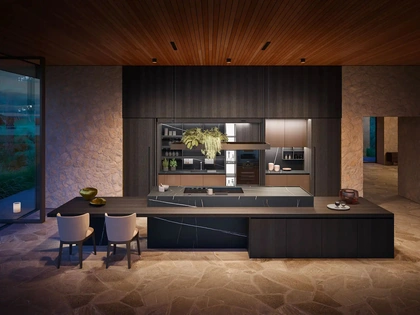 Cucina Design con isola Yota Portrait 07 di Armony
