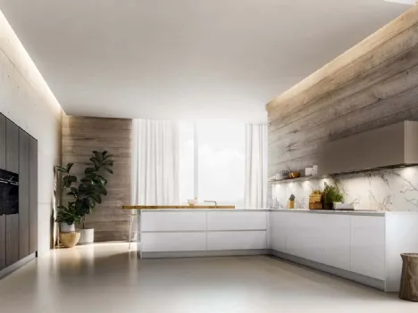 Cucina Design con penisola Ypsilon 18 di Armony